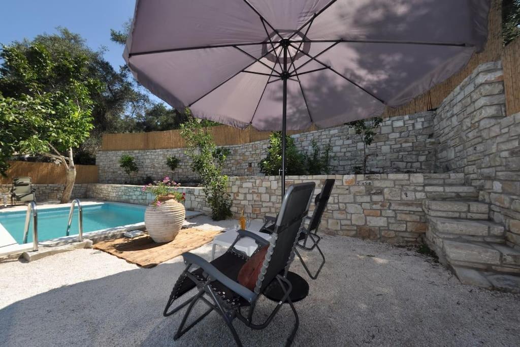 Villa Paxos Adamantia With Private Pool جايوس المظهر الخارجي الصورة
