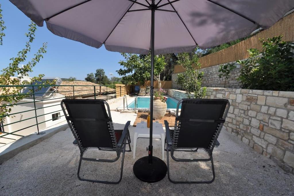 Villa Paxos Adamantia With Private Pool جايوس المظهر الخارجي الصورة