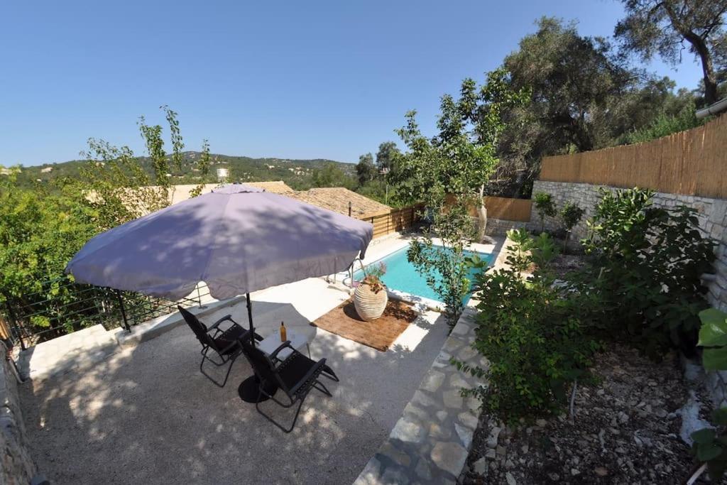 Villa Paxos Adamantia With Private Pool جايوس المظهر الخارجي الصورة